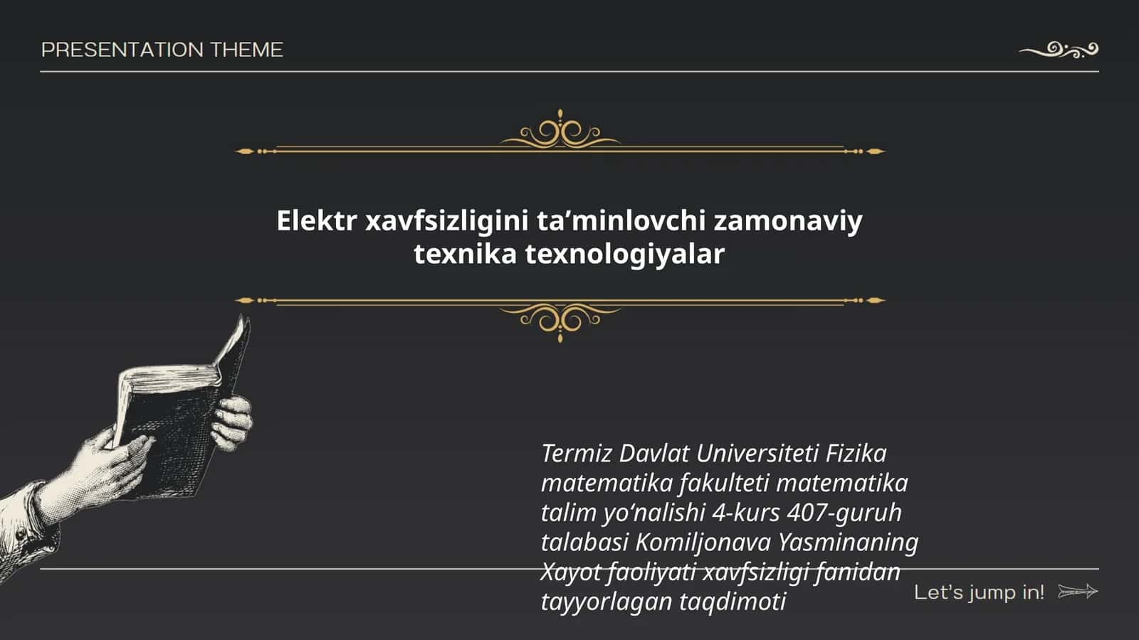Elektr xavfsizligini taʼminlovchi zamonaviy texnika texnologiyalar 1