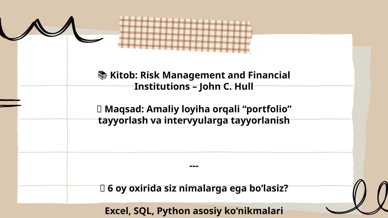Risk Management and Financial Institutions – John C. Hull 1