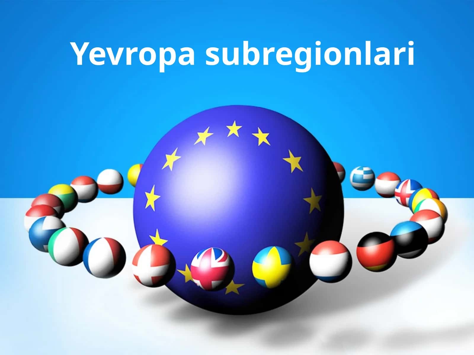 Yevropa subregionlari 1
