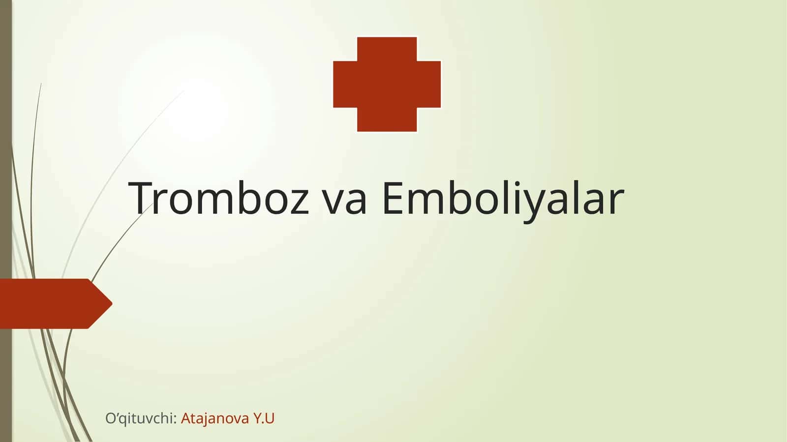 TrombozvaEmboliyalar 1