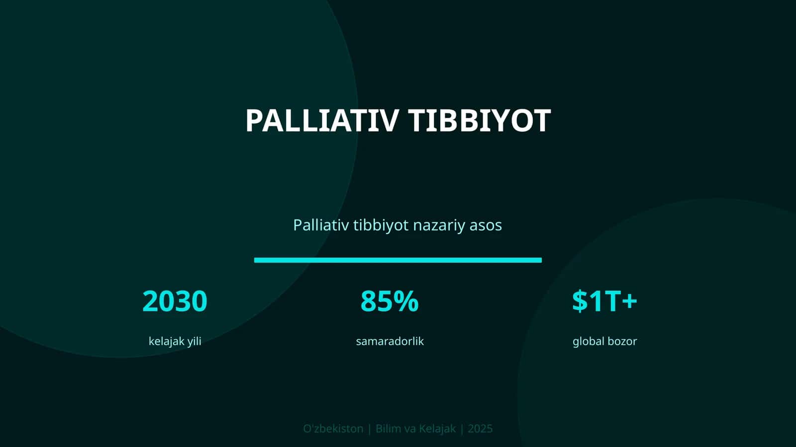 Palliativ tibbiyot 1