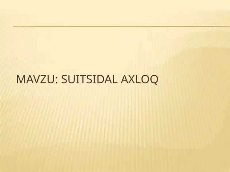 Suitsidalaxloq