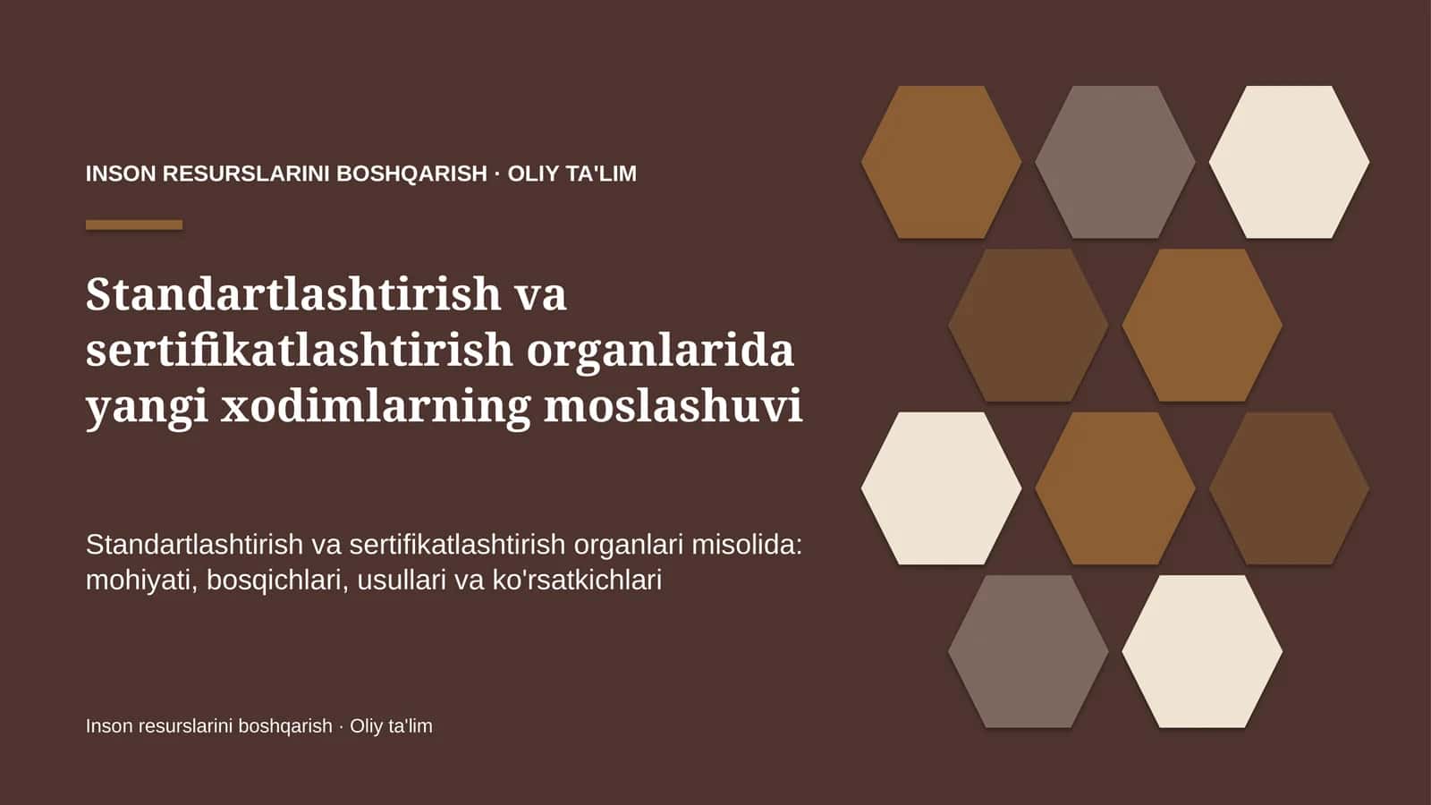 standartlashtirish va sertifikatlashtirish organlarida yangi xodimlarning moslashuvi 7499 1