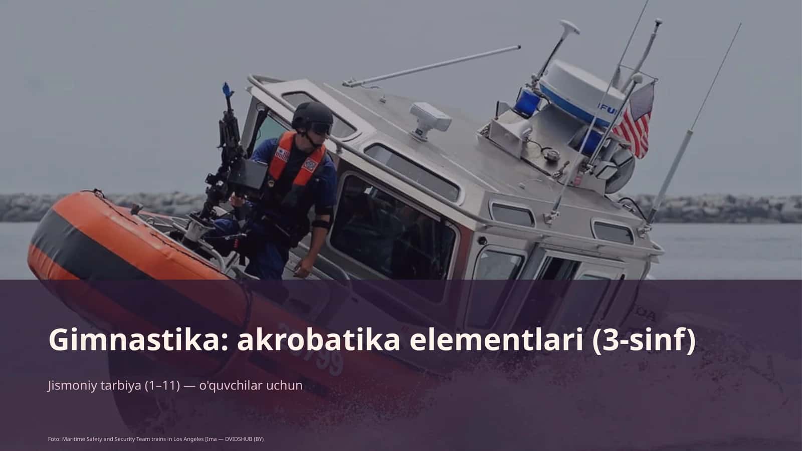 Gimnastika: akrobatika elementlari (3-sinf) 1