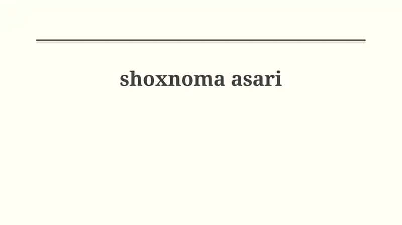 Shohnoma 1
