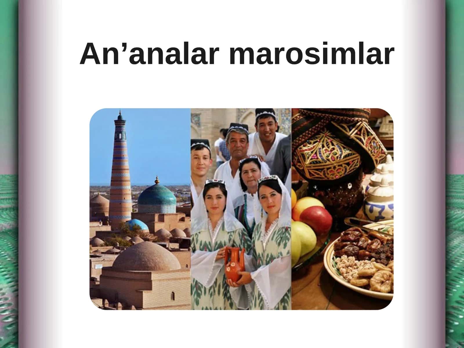 An’analar marosimlar 1