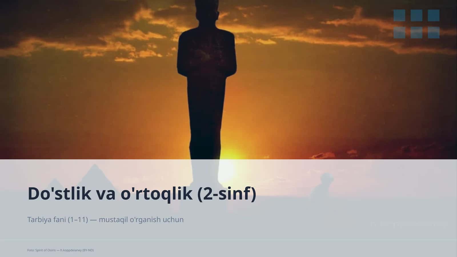 Do'stlik va o'rtoqlik (2-sinf) 1