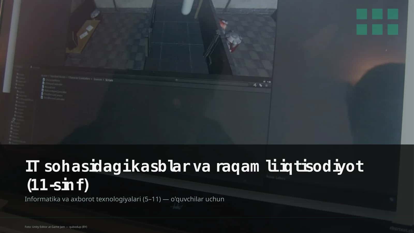 IT sohasidagi kasblar va raqamli iqtisodiyot (11-sinf) 1