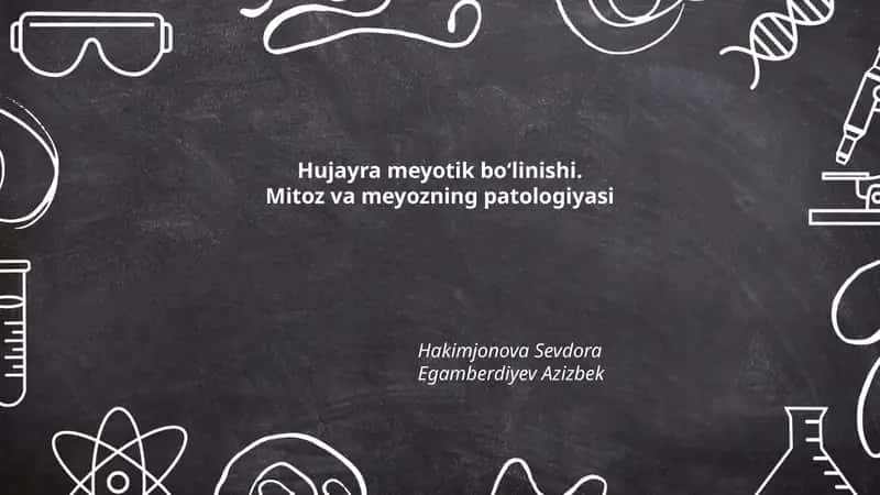 Hujayra meyotik boʻlinishi 1