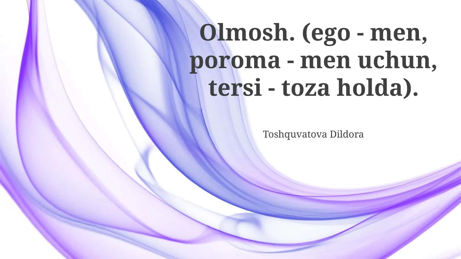 Olmosh 1