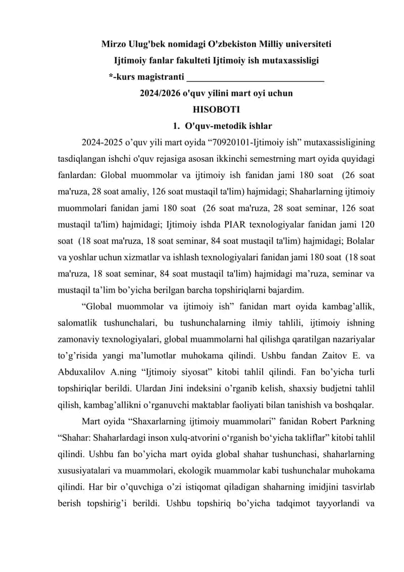 O'quv-metodik ishlar 1