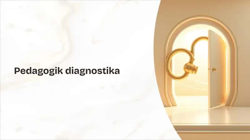 Pedagogik diagnostika 1