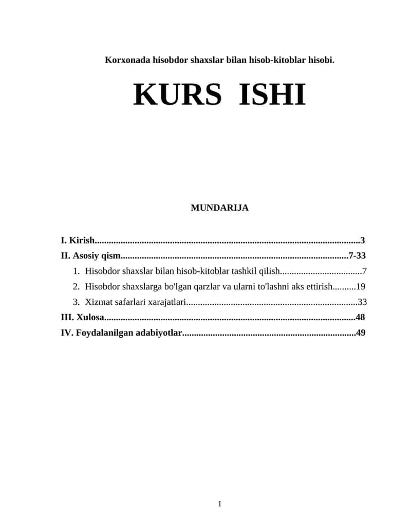 Hisobdor shaxslar bilan hisob-kitoblar hisobi 1