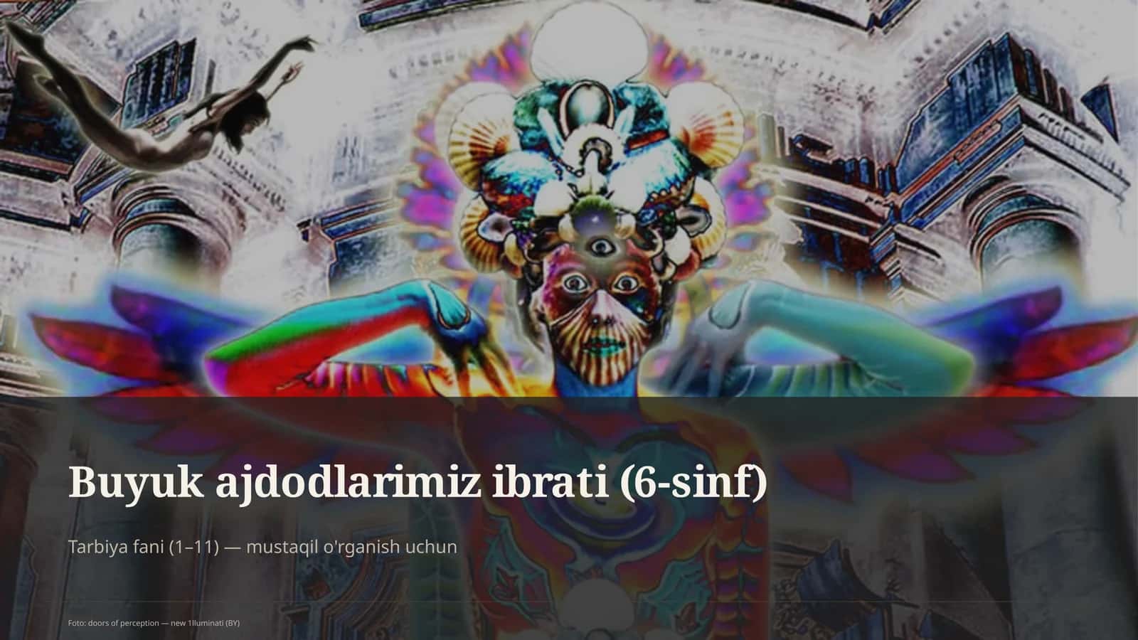 Buyuk ajdodlarimiz ibrati (6-sinf) 1