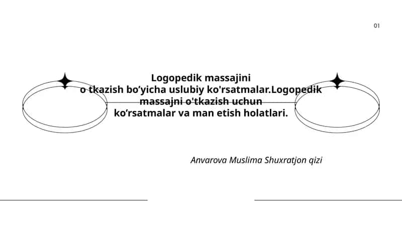 Logopedik Massaj 1