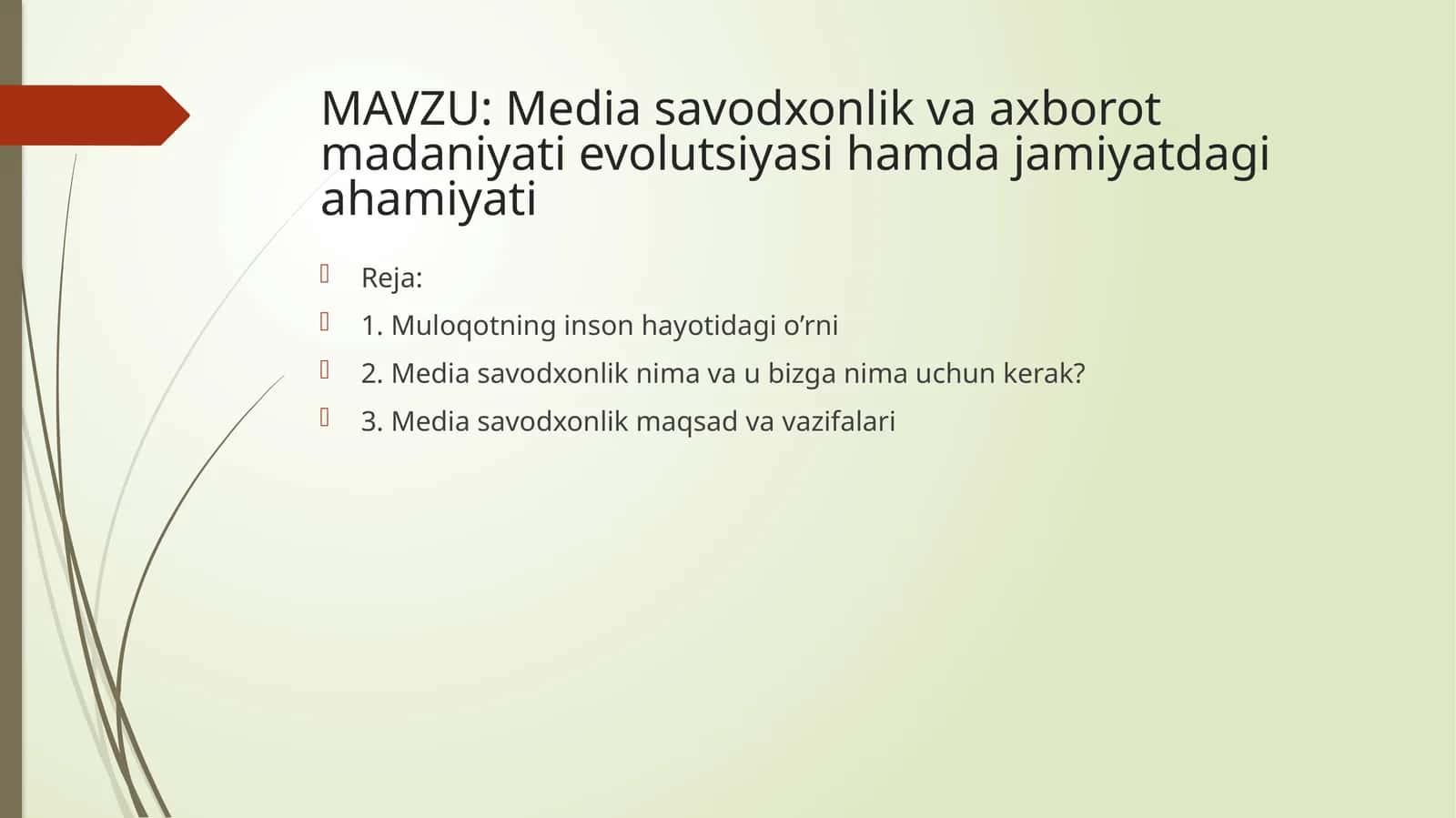 Mediasavodxonlik va axborot-madaniyat evolutsiyasi 1