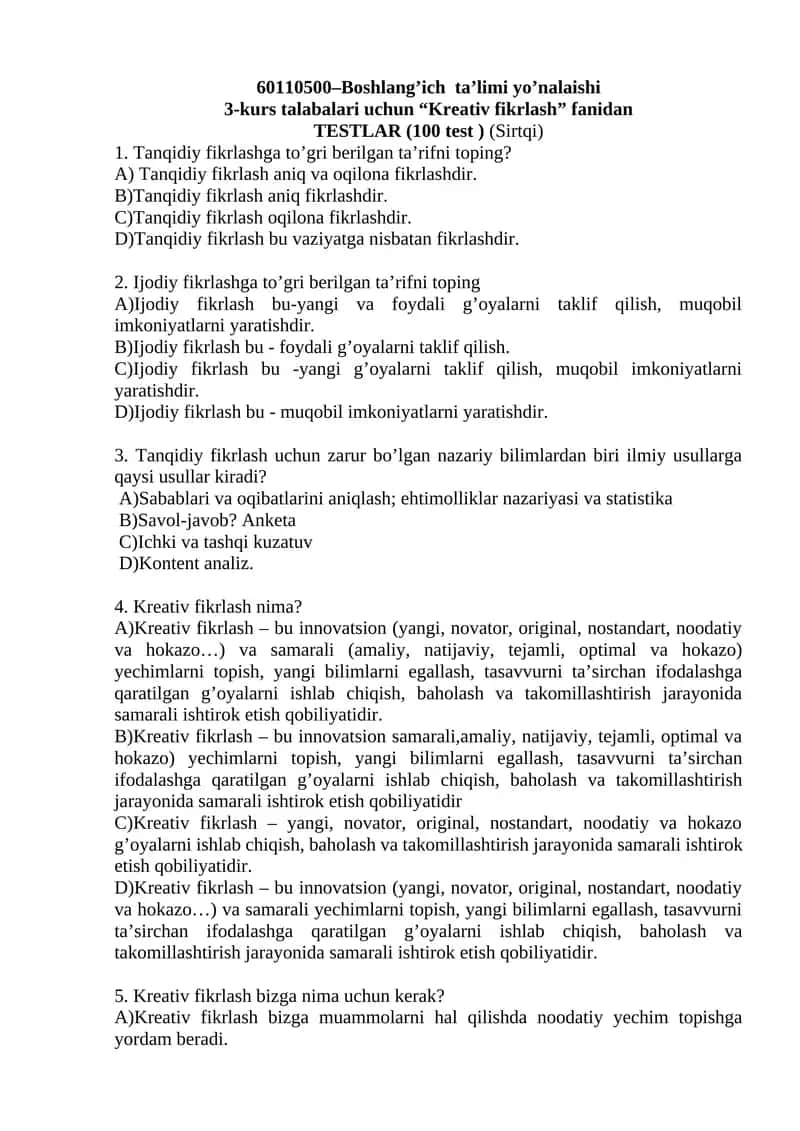 Boshlang’ich ta’limi yo’nalaishi 1