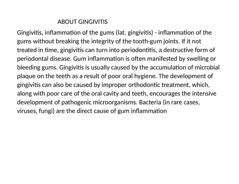 Gingivit 1
