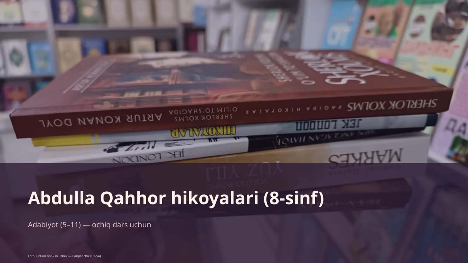Abdulla Qahhor hikoyalari (8-sinf) 1