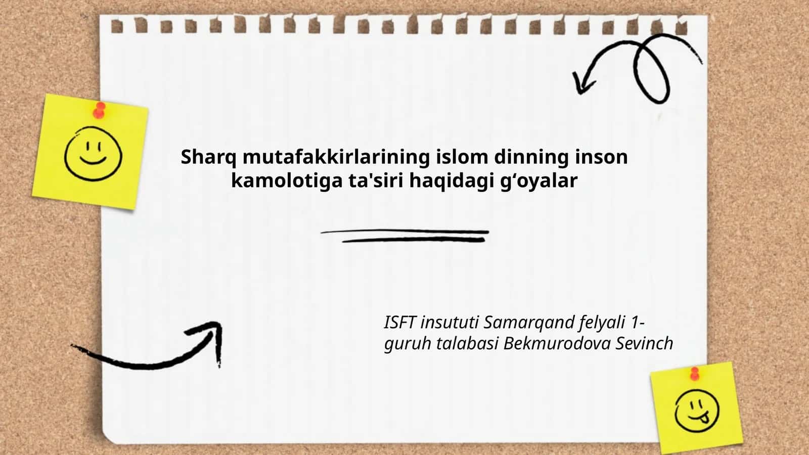 Sharq mutafakkirlarining islom dinning inson kamolotiga ta'siri haqidagi gʻoyalar 1