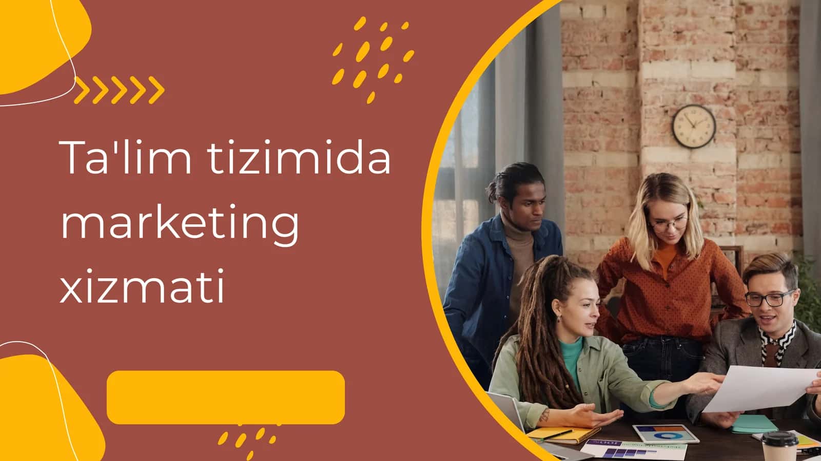 Ta'limtizimida Marketing Xizmati 1