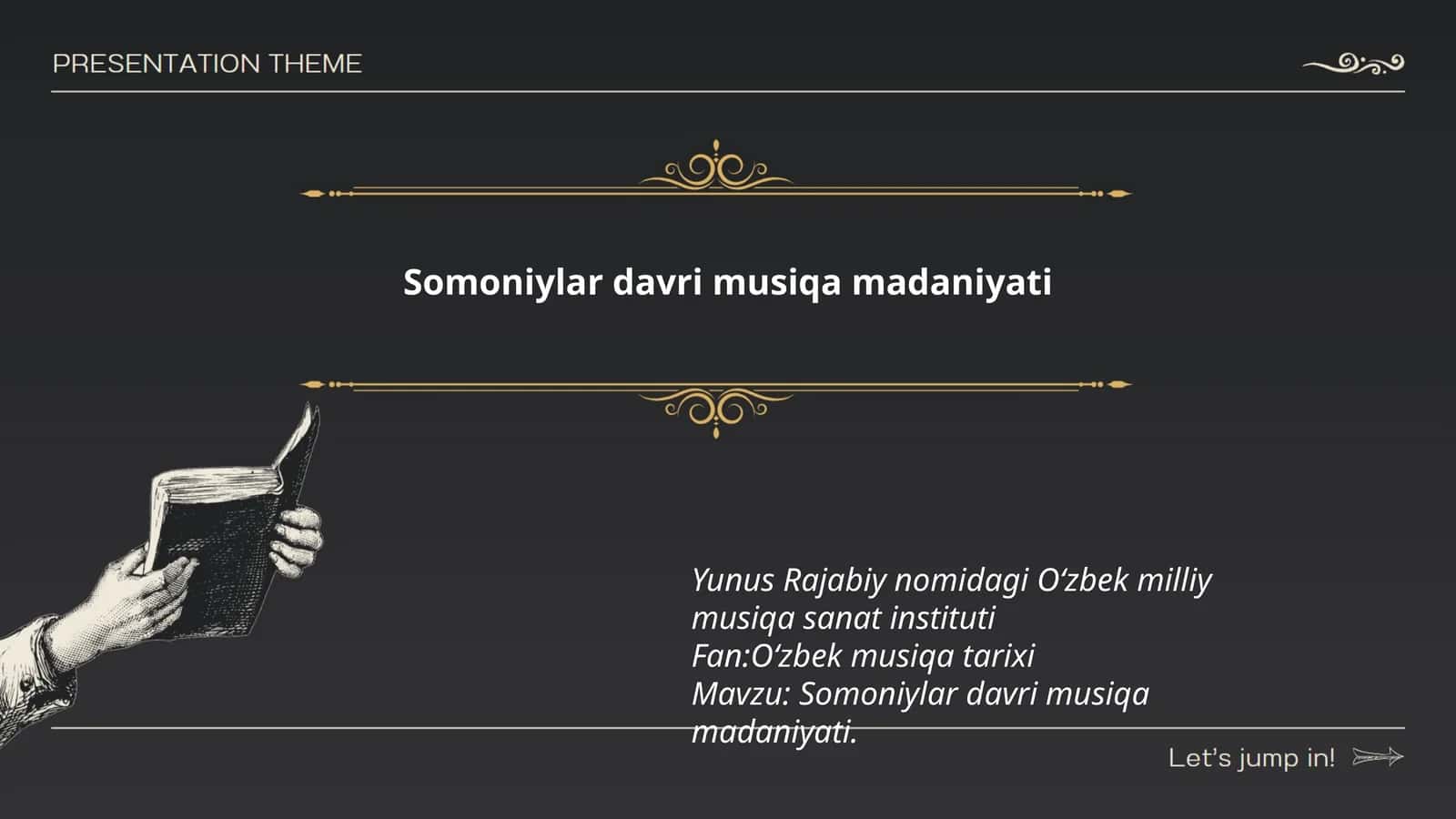 Somoniylar davri musiqa madaniyati 1