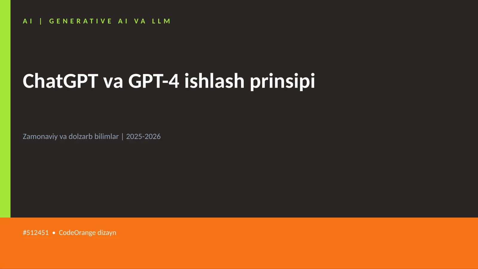 ChatGPT va GPT-4 ishlash prinsipi 1