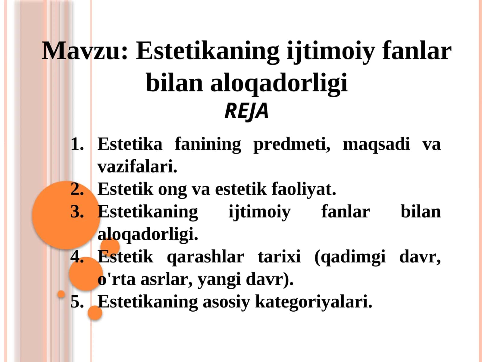 Estеtikаning ijtimоiy fаnlаr bilаn аlоqаdоrligi 1