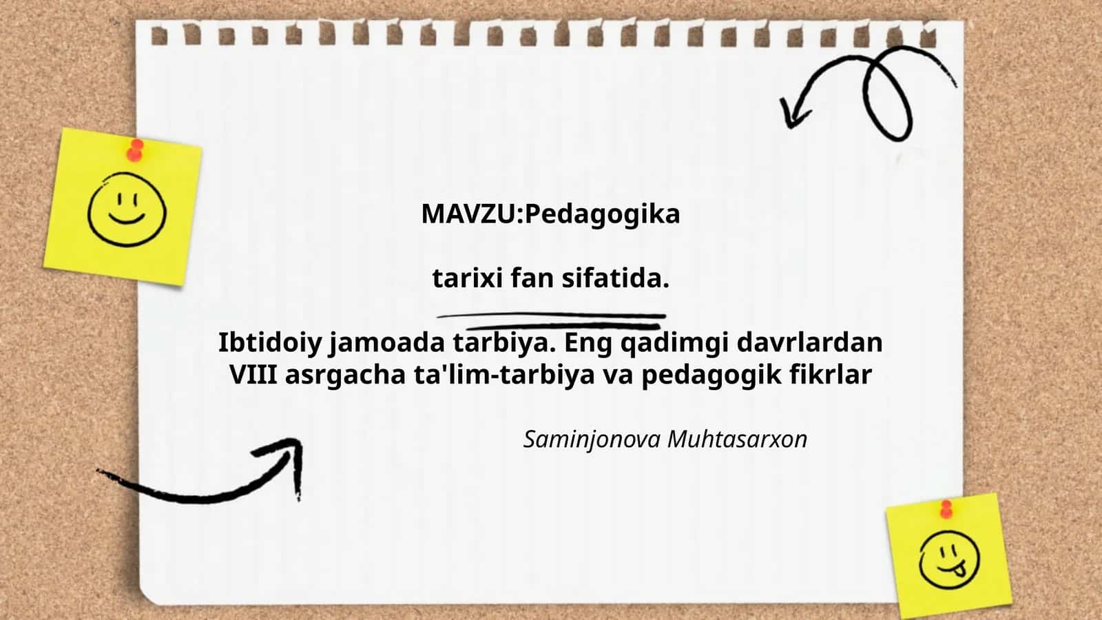 Saminjonova Muhtasarxon 1