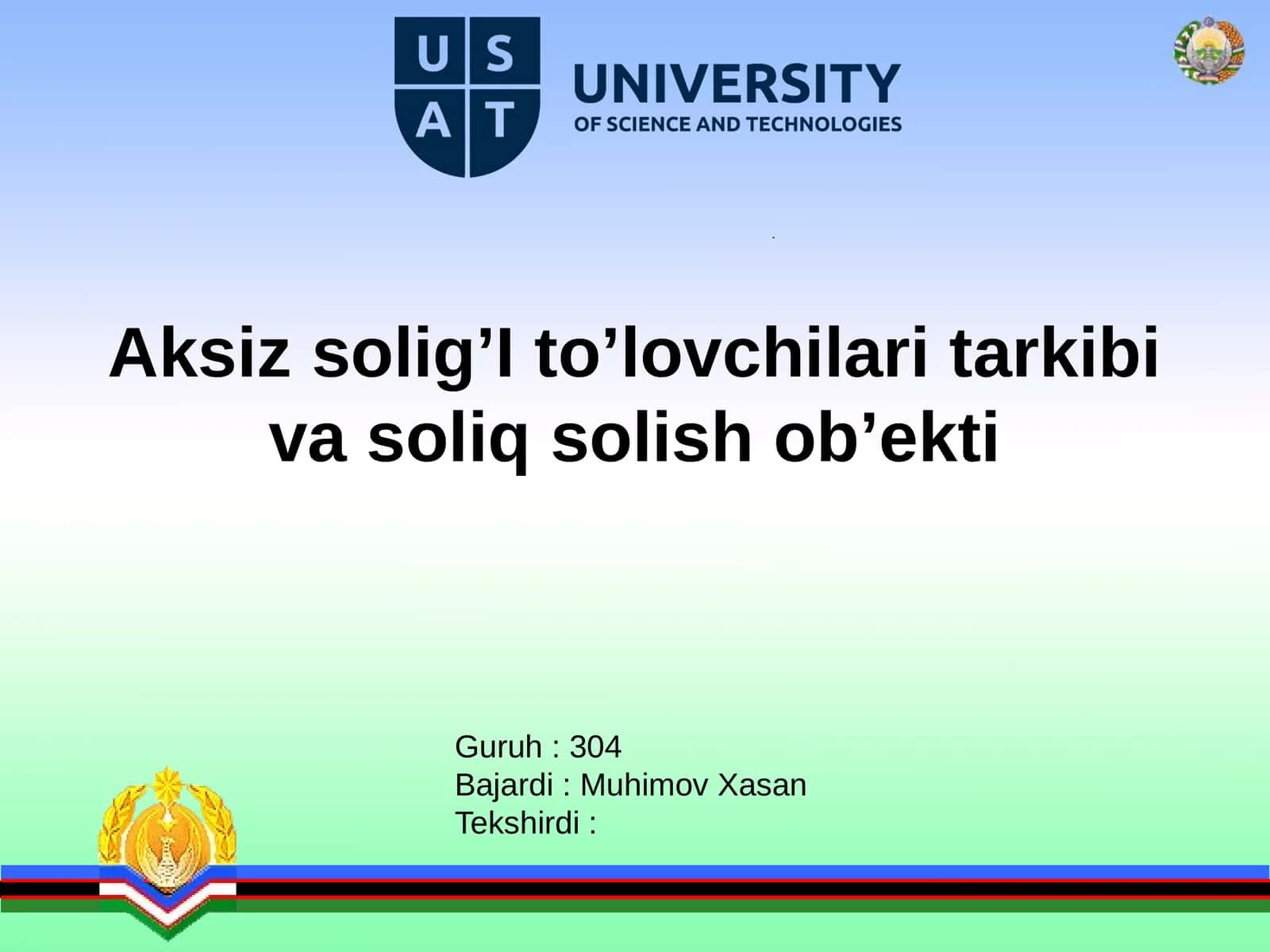Aksizsolig’Ito’lovchilaritarkibivasoliqsolishob’ekti 1