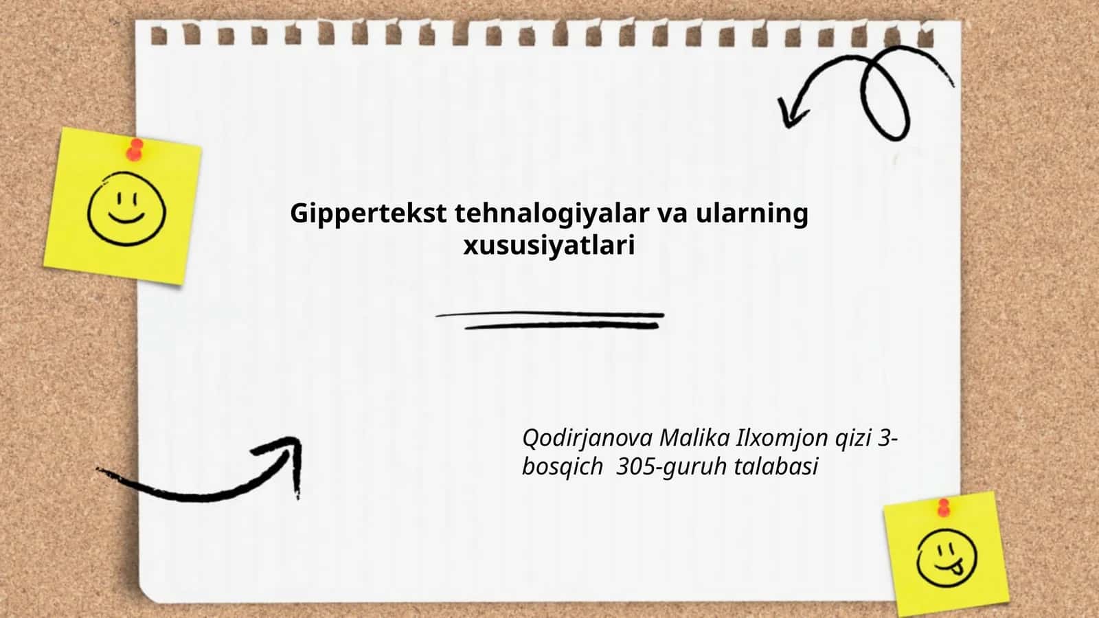 Gippertekst tehnalogiyalar va ularning xususiyatlari 1
