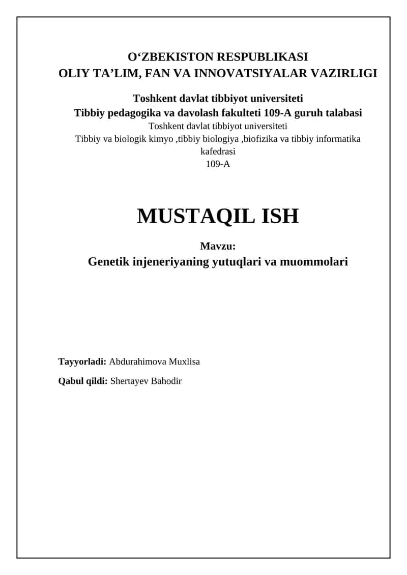 Genetik muhandislik 1