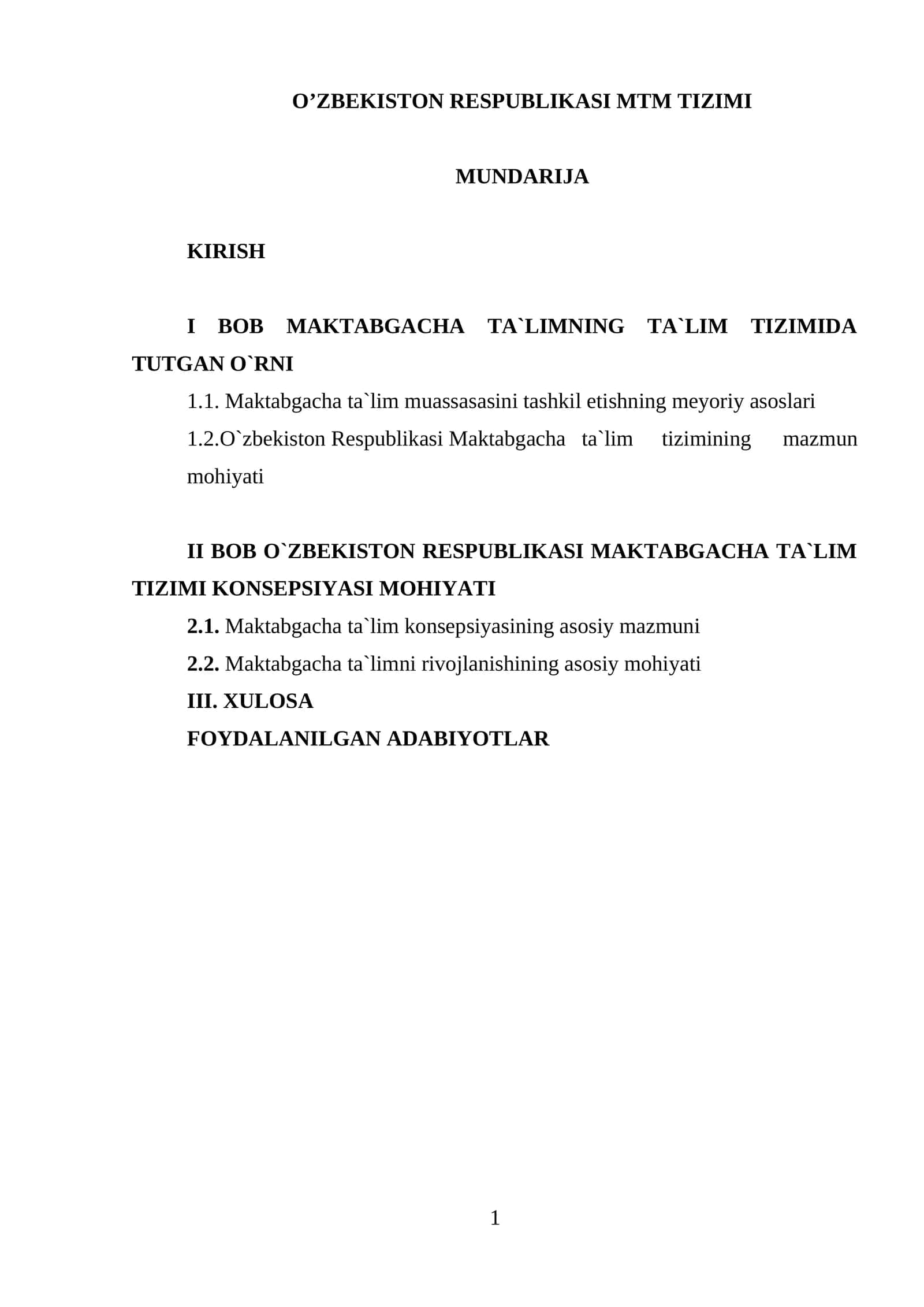 O’zbekiston respublikasi MTT tizimi 1