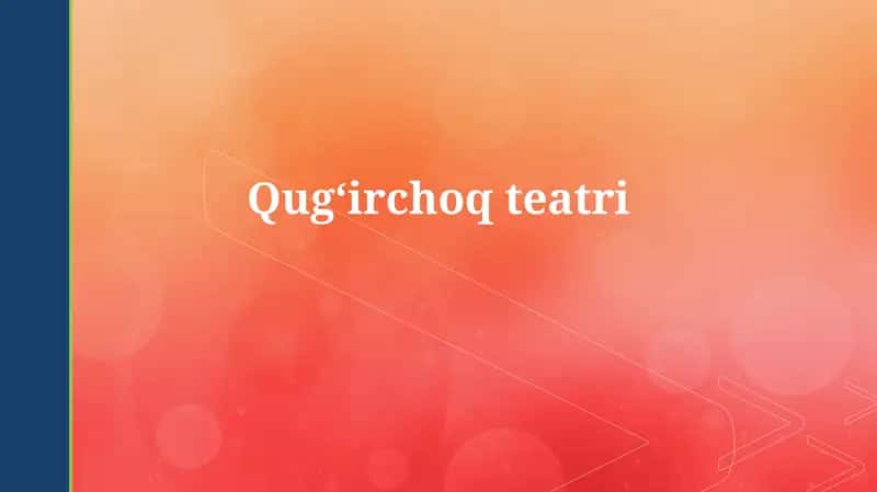Qo'g'irchoq teatri