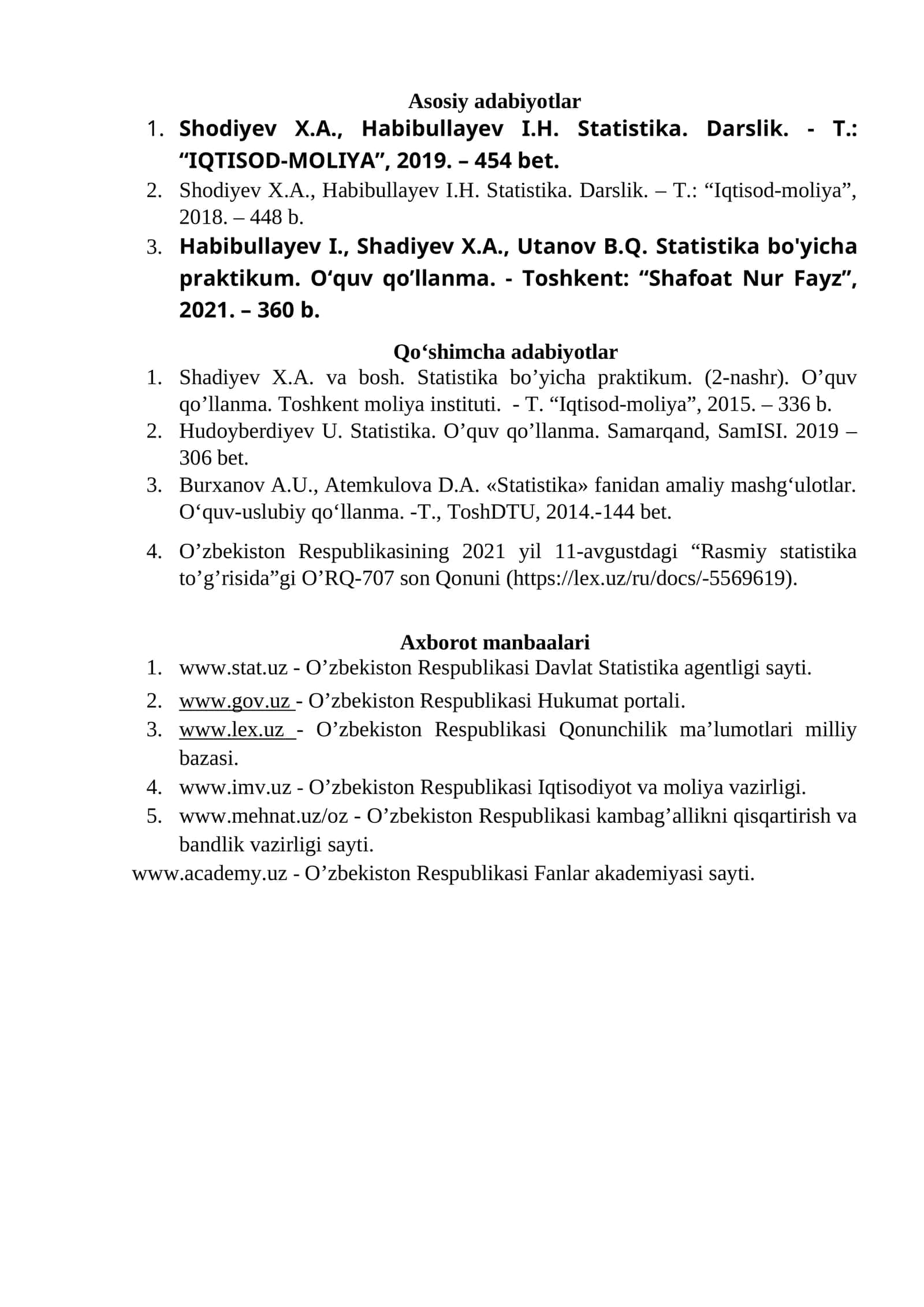 Statistika. Darslik 1