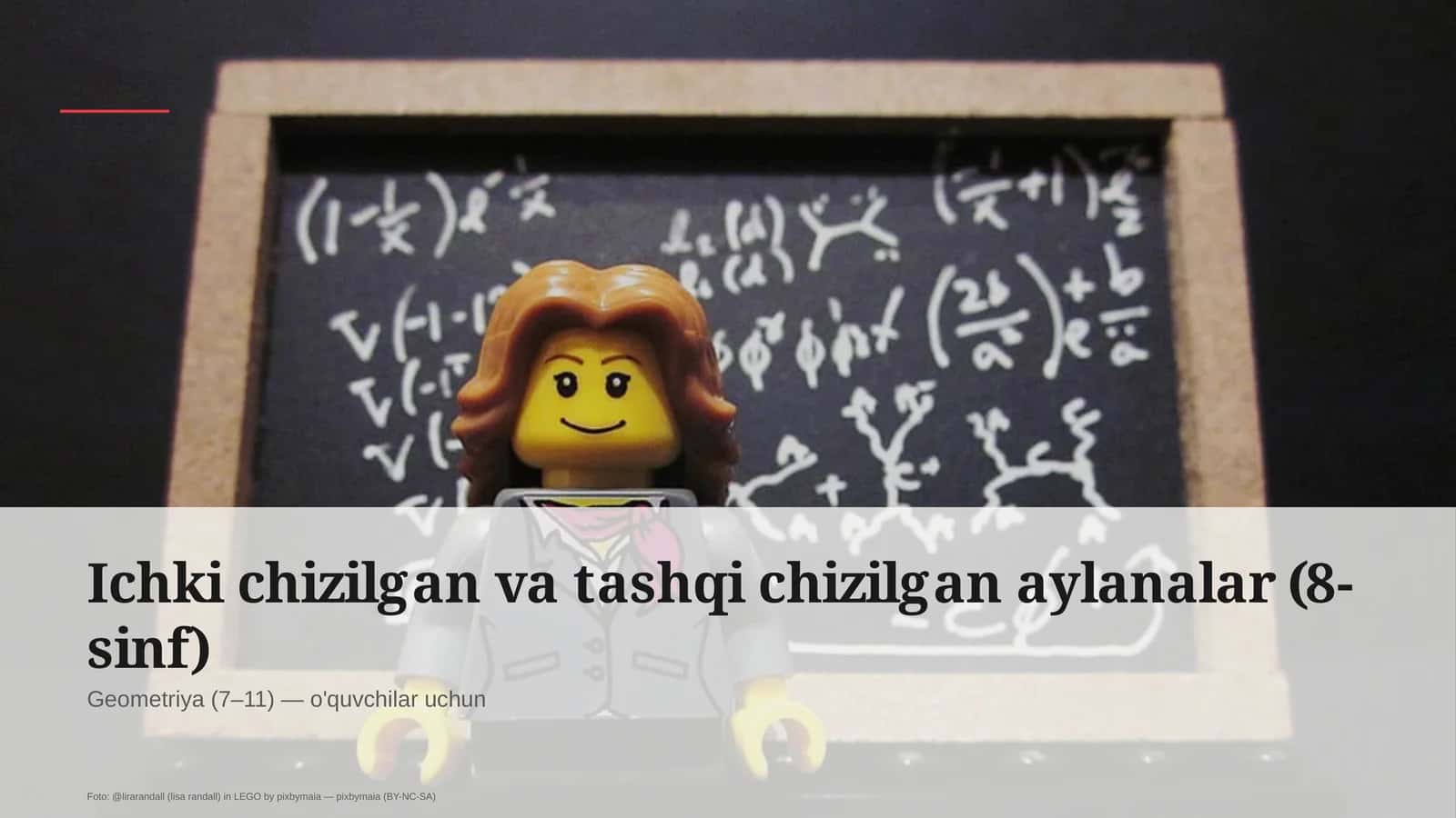Ichki chizilgan va tashqi chizilgan aylanalar (8-sinf) 1