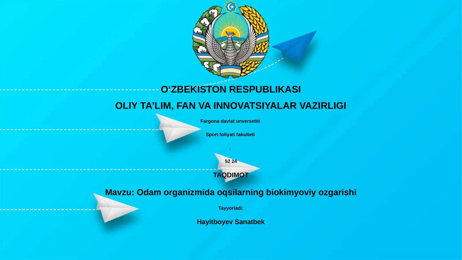 Odam organizmida oqsilarning biokimyoviy ozgarishi 1