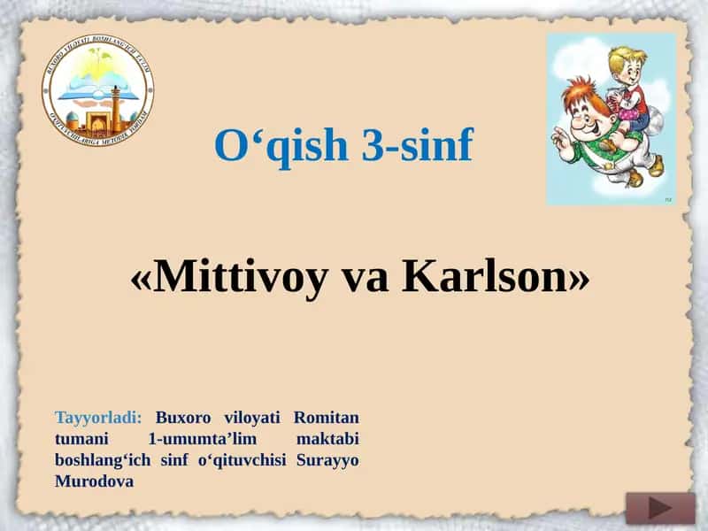 Mittivoyva Karlson 1