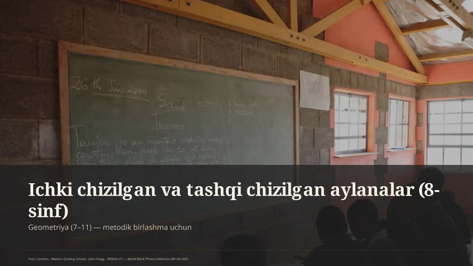 Ichki chizilgan va tashqi chizilgan aylanalar (8-sinf) 1