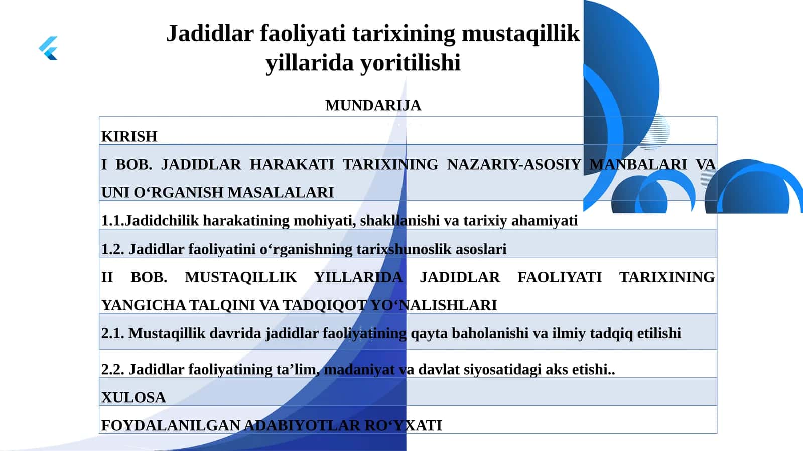 Jadidlar Harakati Tarixi 1