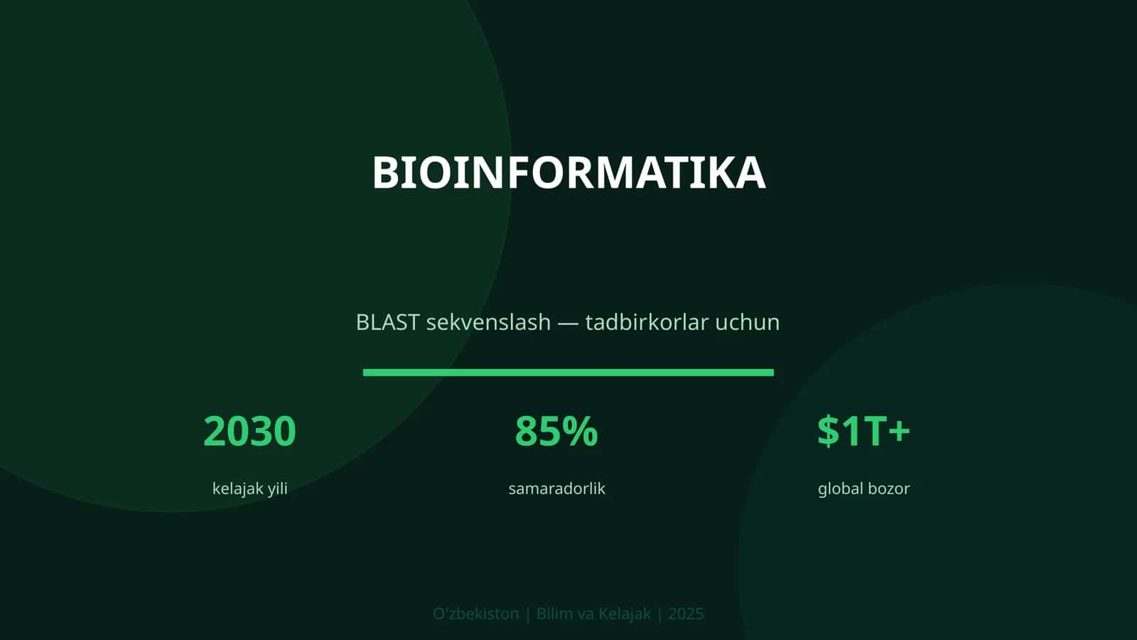 BIOINFORMATIKA 1