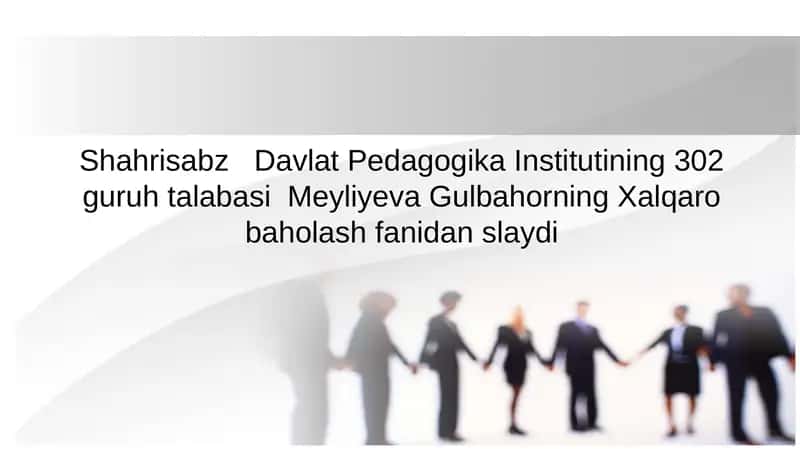 TIMSS xalqaro tadqiqotlarning mamlakatimiz hayotiga tutgan o’rni va ahamiyati 1