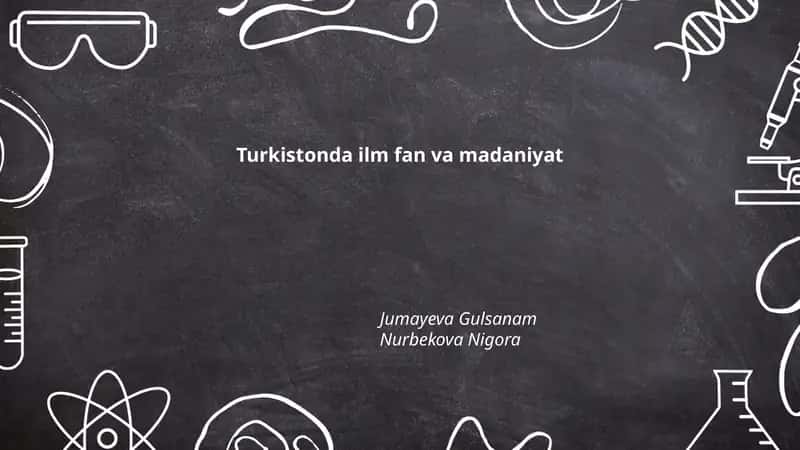 Turkistonda ilm fan va madaniyat 1