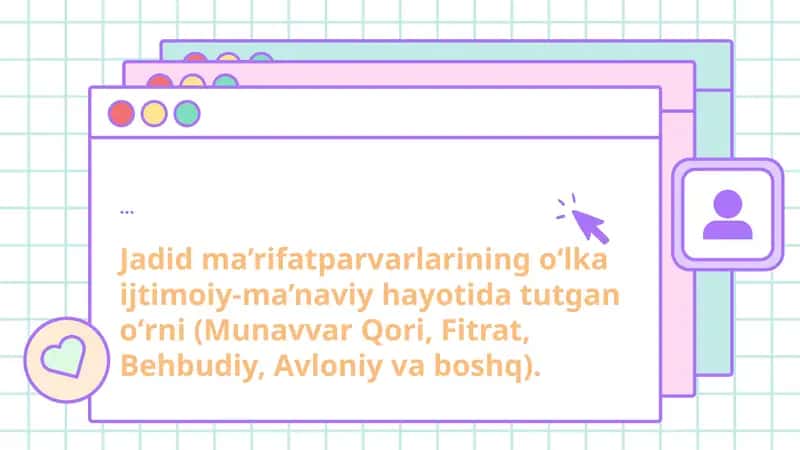Munavvar Qori ta'limda yangiliklar va islohotlarni joriy etishga harakat qilgan 1