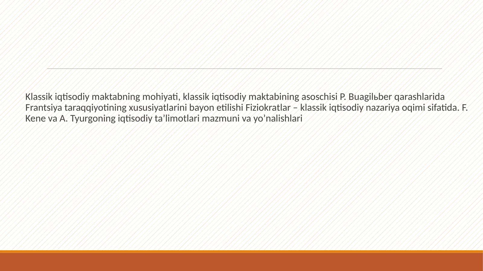 Iqtisodiy ta'limotlar tarixi 1