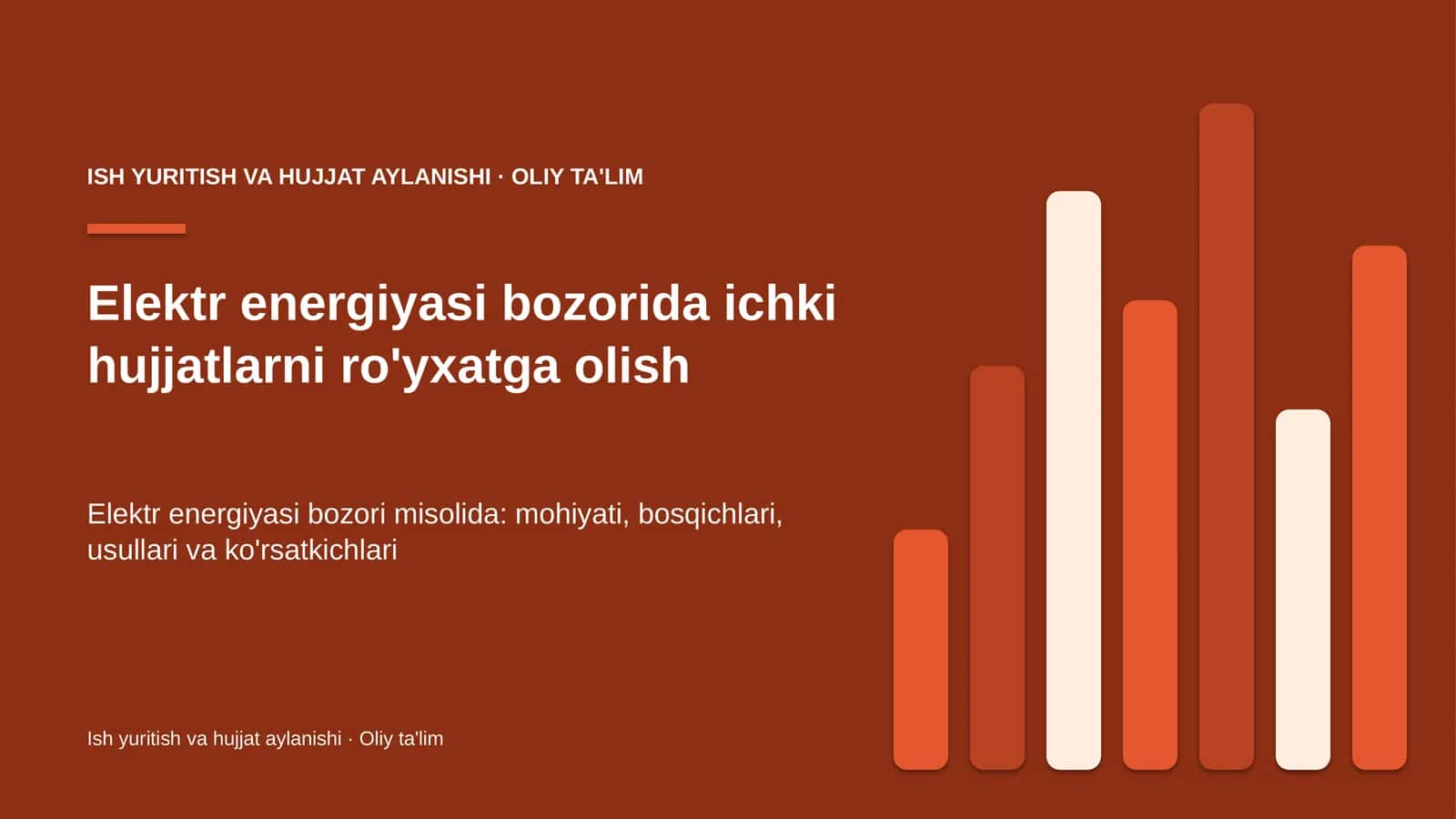 elektr energiyasi bozorida ichki hujjatlarni ro'yxatga olish 1575 1