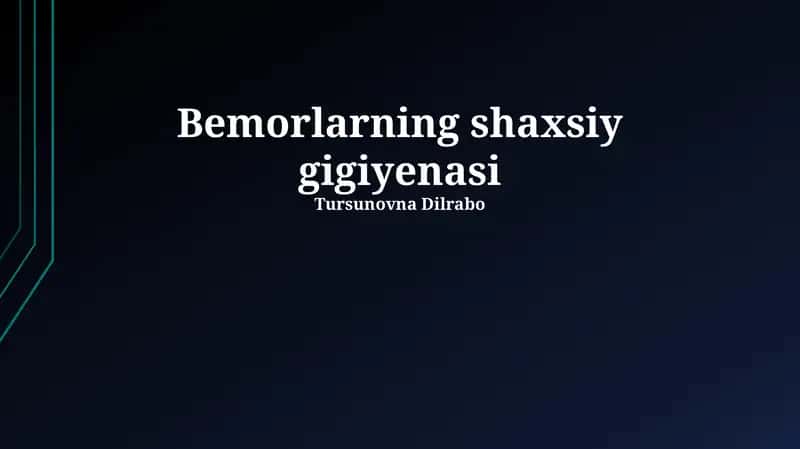 Og'iz bo'shlig'i gigienasi 1