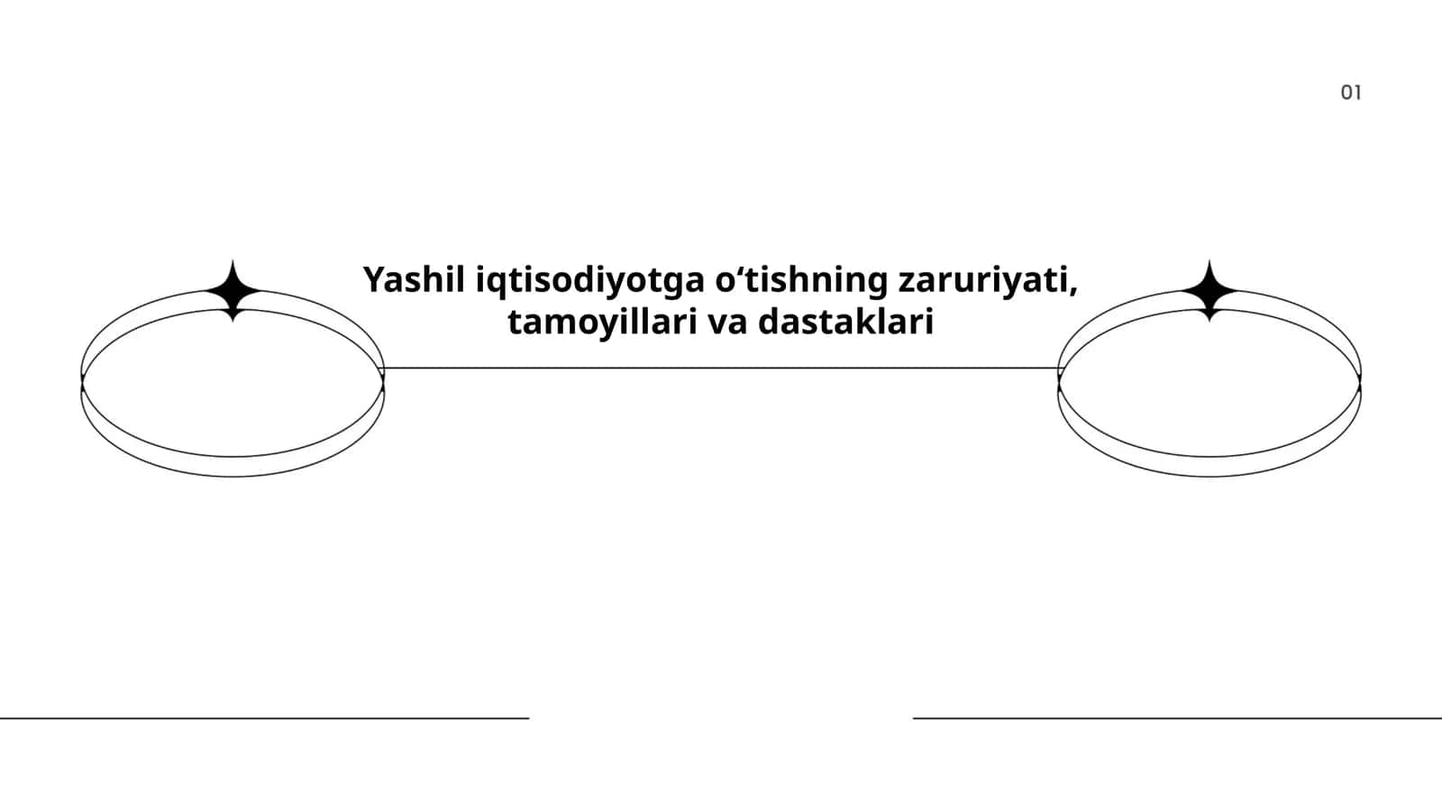 Yashil iqtisodiyotga oʻtishning zaruriyati, tamoyillari va dastaklari 1