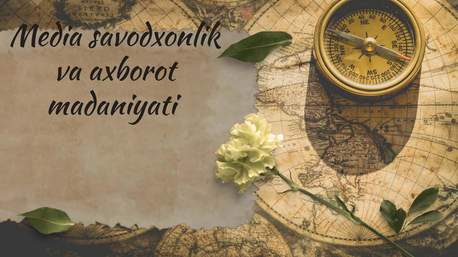 Media savodxonlik va axborot madaniyati 1