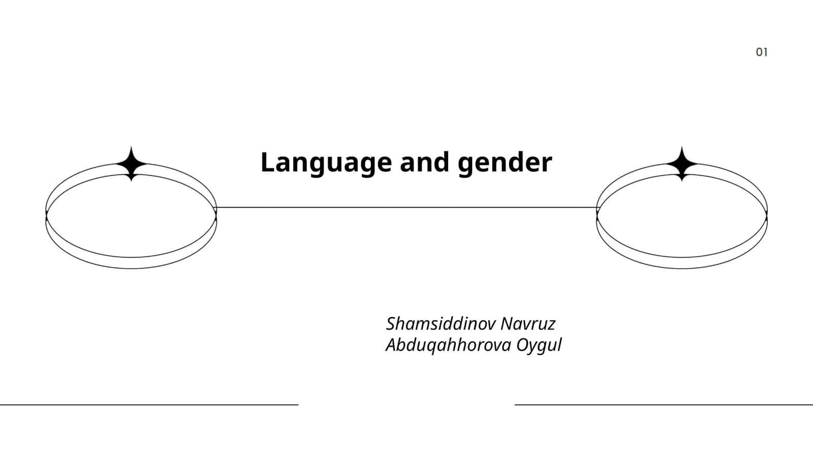 Language and gender 1